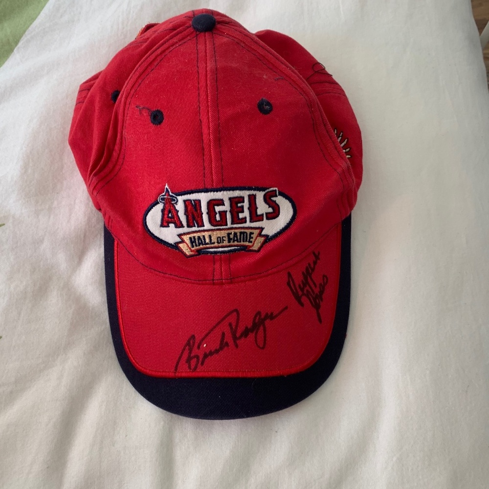 Angels Cap With Autographs